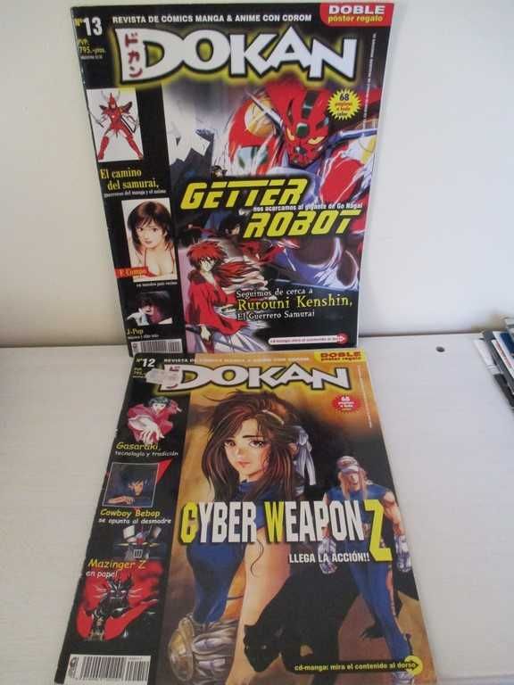 Revistas Dokan 12 e 13 com CDs e Posters