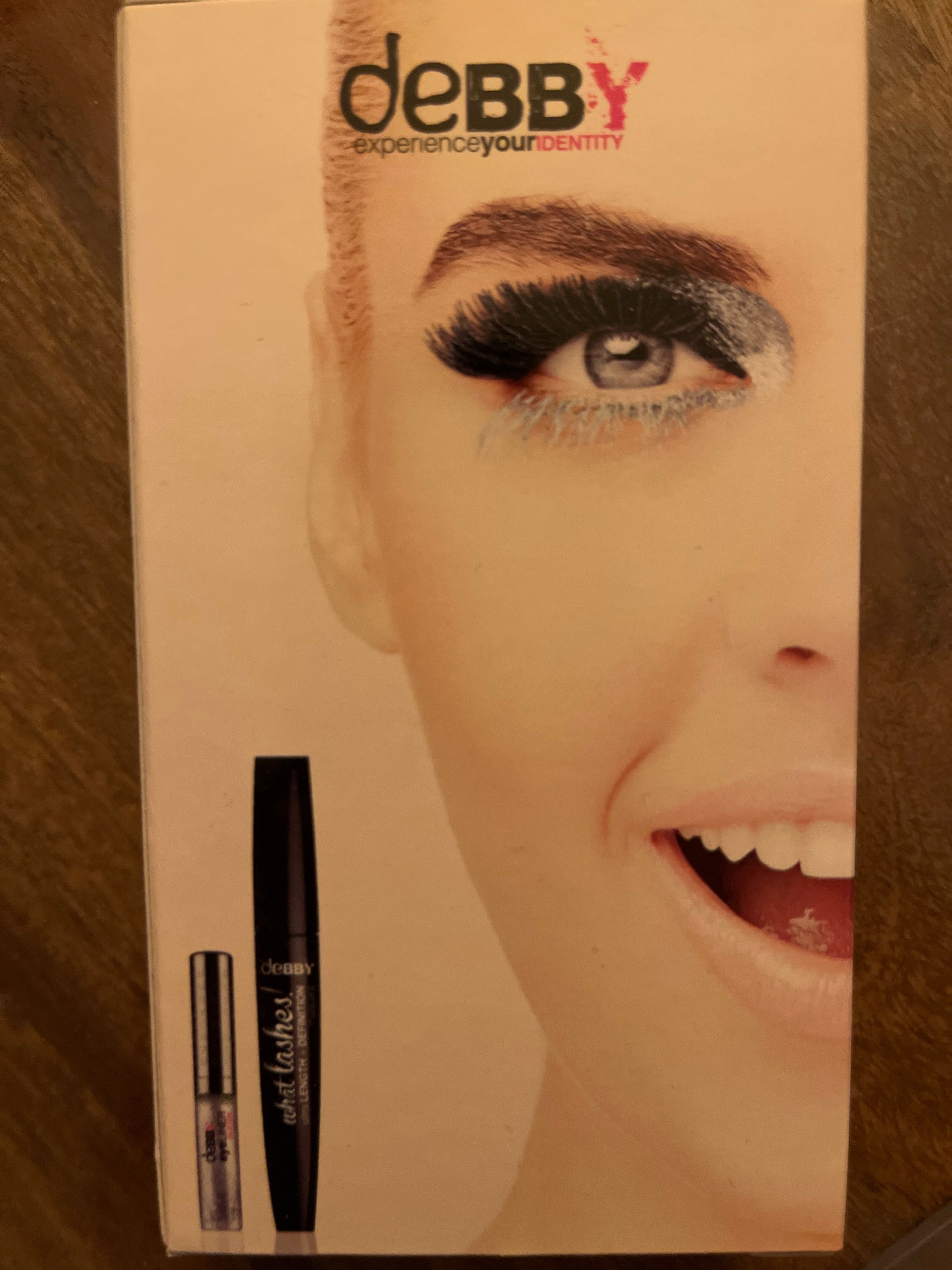 Tusz do rzęs i gliterowy eyeliner(srebrny)