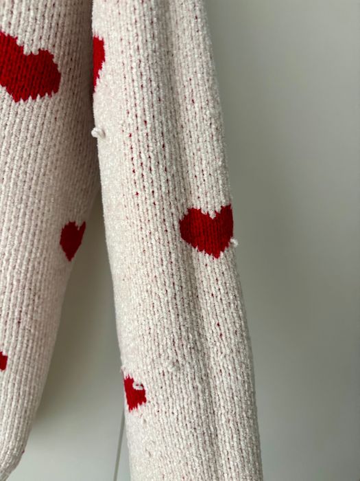 Terranova sweter w serduszka r. XS