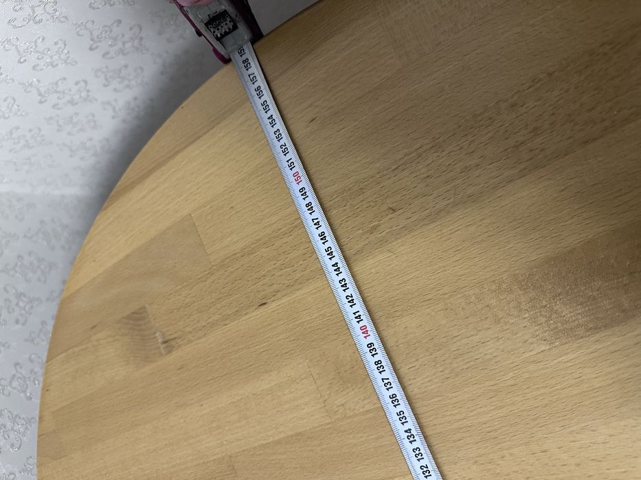 Раздвижной обеденный деревяный стол