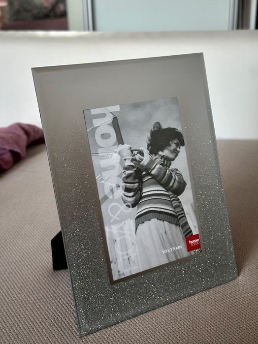Home&You Ramka Na Zdjęcie Brilliant Glamour Szklana Brokat 17x22/10x15
