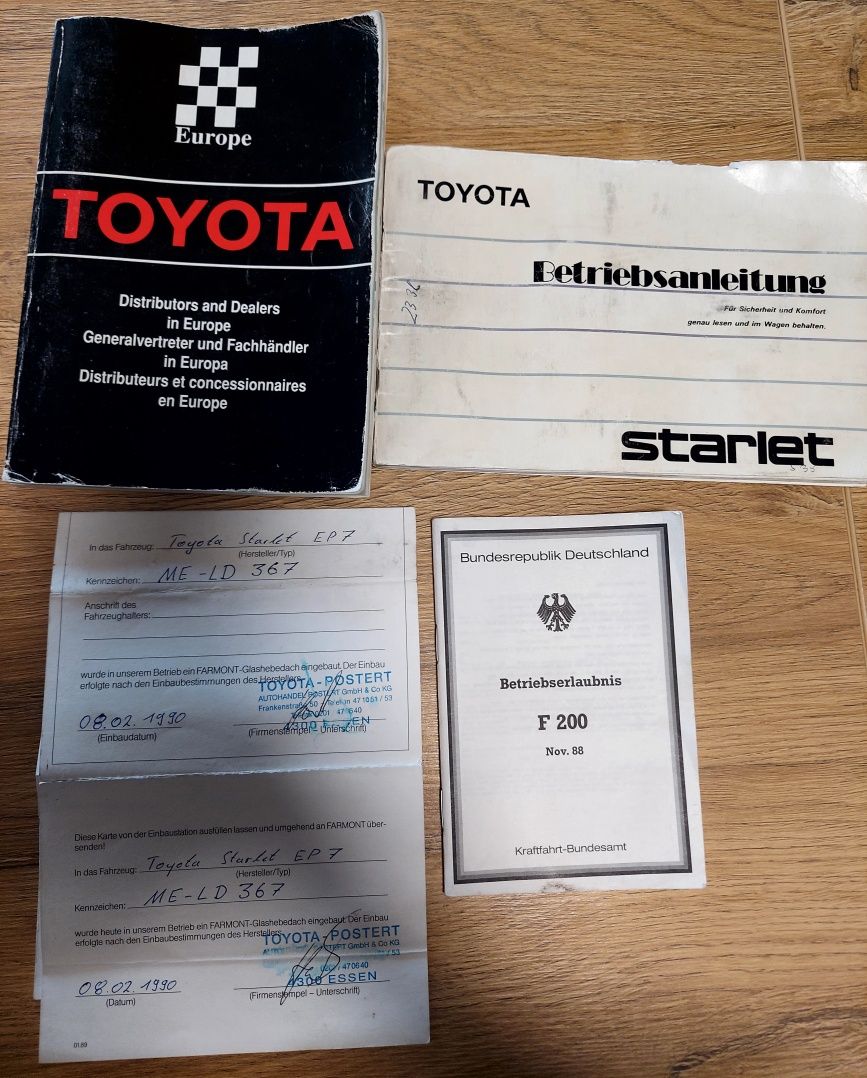 Piękna Toyota Starlet! REZERWACJA