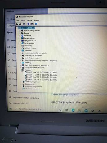 Laptop biały i3 6 gen Dysk SSD nowy tanio