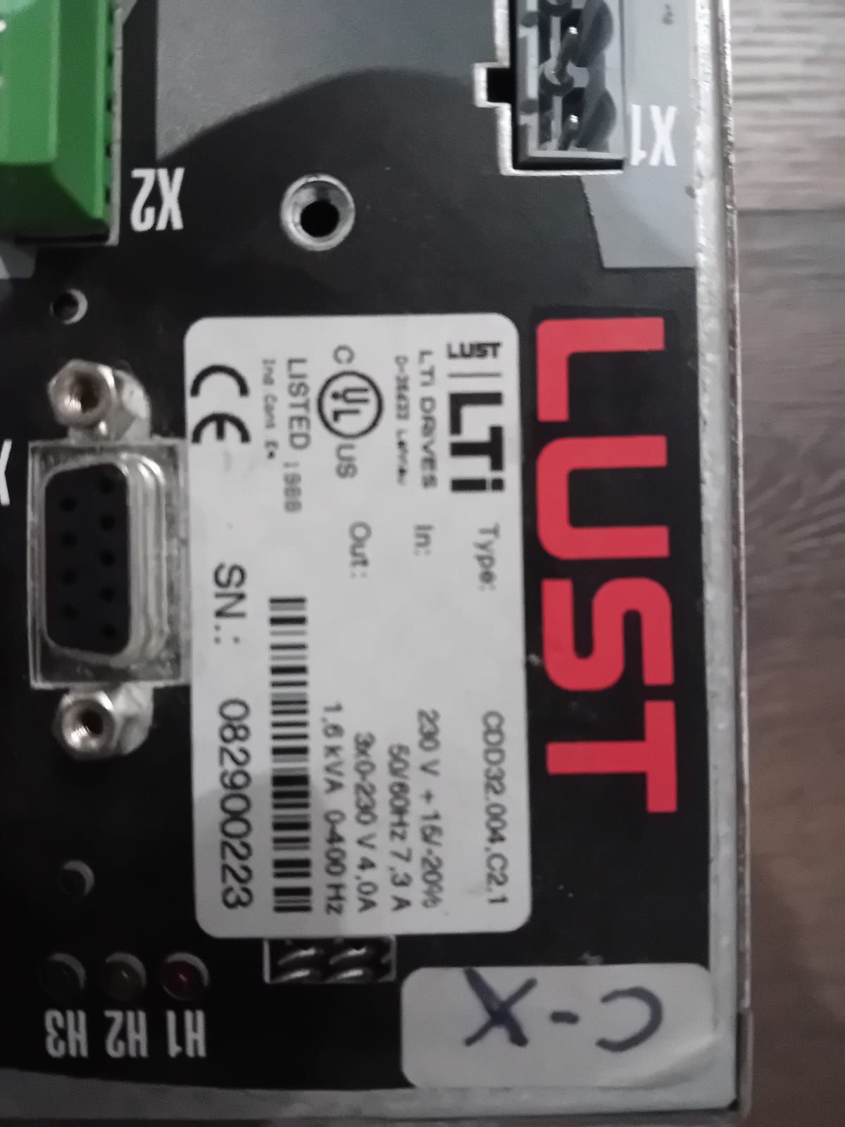 Serwo kontroler Lust CDB32.003C2.3
Type/Manufacturer number