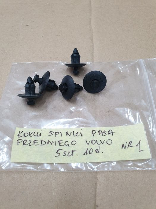 Kołki spinki przedniego pasa volvo V50 S40 C30 V70 S60 S80