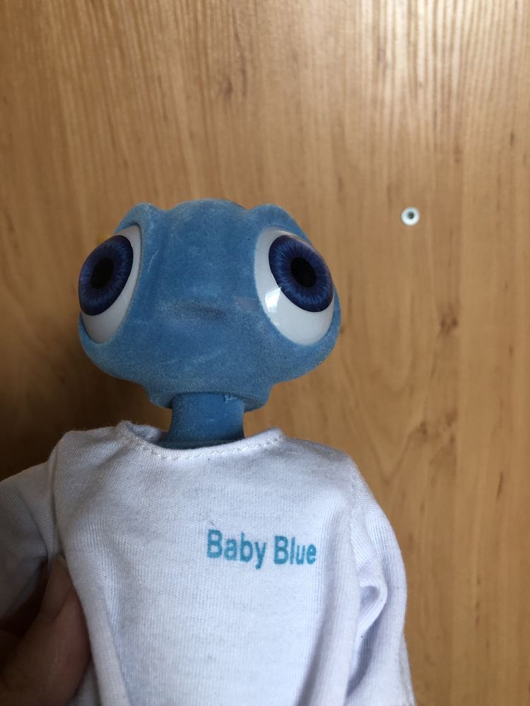 Kosmita, alien, argos, chad valley, baby blue