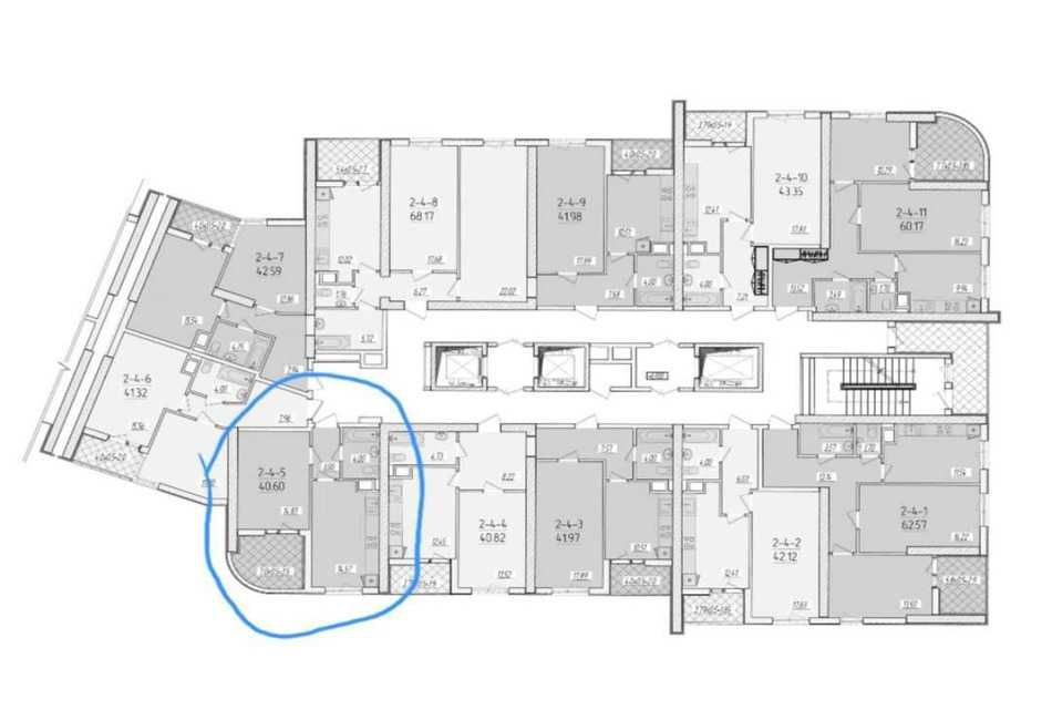 tir-31.  1-но кімнатна квартира в ЖК Кадор Сіти