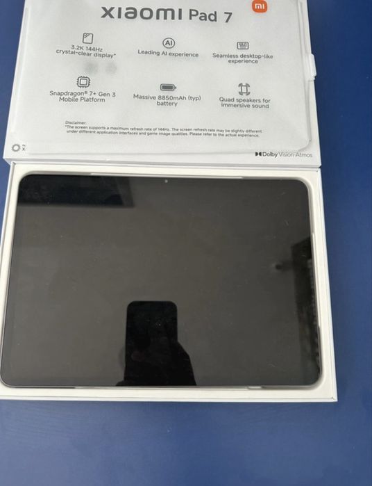 Tablet xiaomi pad 7 11.2”8GB/256. Gb