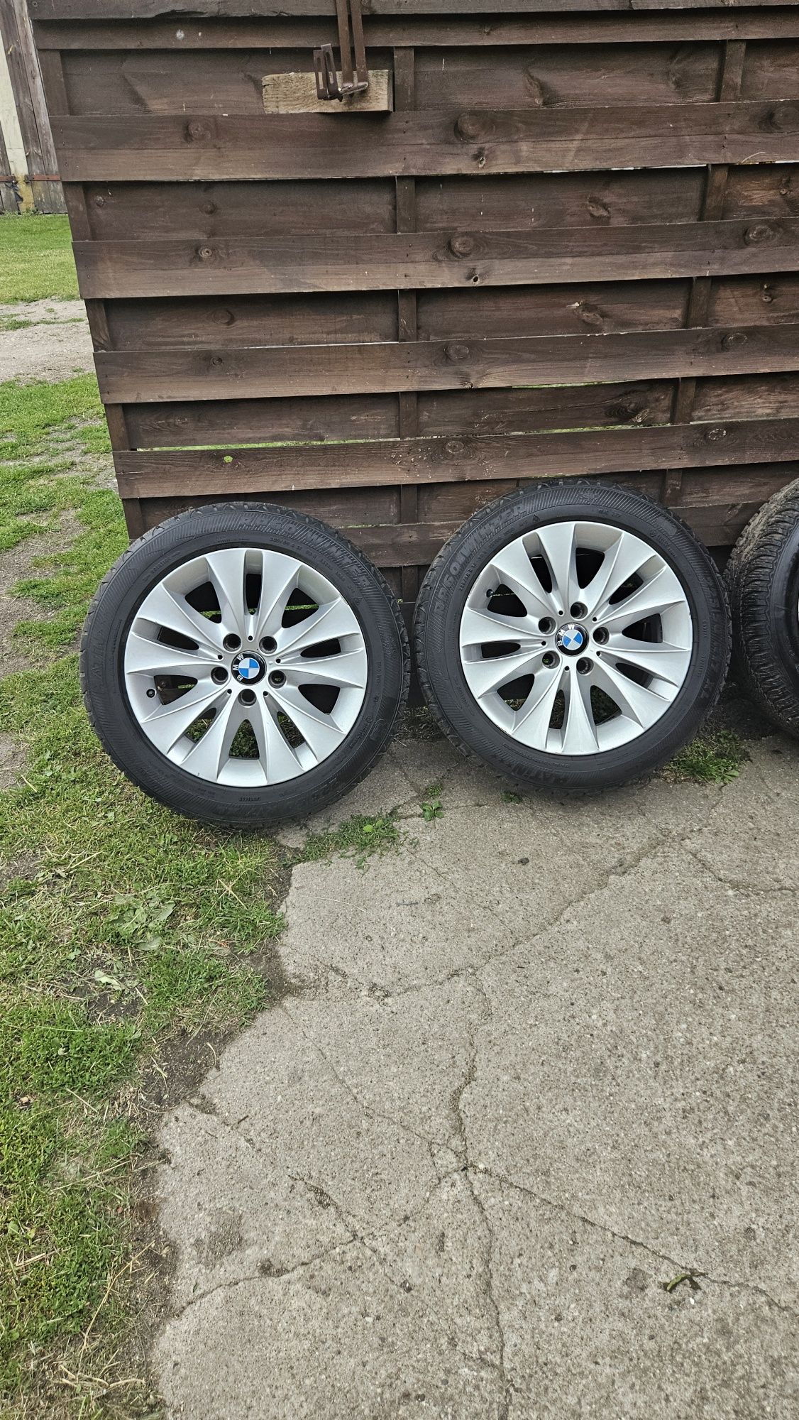Alufelgi r17 BMW Styling 116 z oponami zimowymi