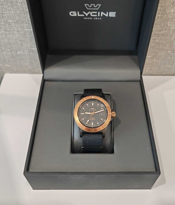 Чоловічий годинник Glycine GL0173 Combat Sab Automatic 42mm 200m