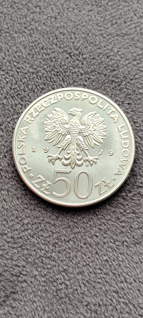 Moneta PRL 50zł " Mieszko I " 1979