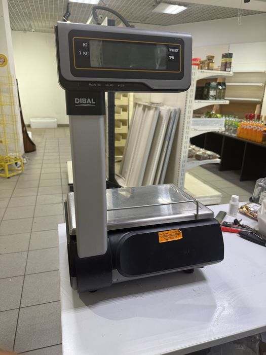 Продам торгове обладнання. Вага dibal 525м з чекопринтером фасувальна