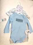 Calvin Klein komplet  3 czesci, na 6 - 9 m