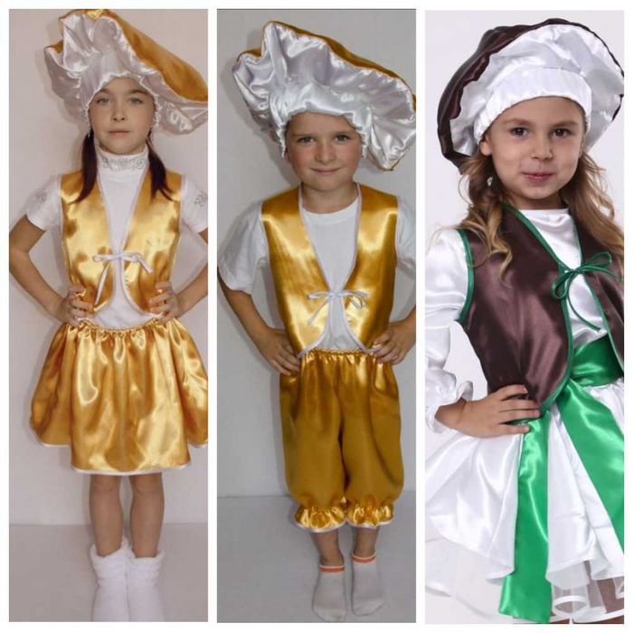 Костюм до свята Осені (овочі, фрукти, гриби та ін.) на 3 - 8 років