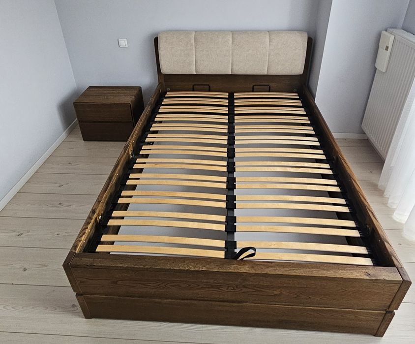 Łóżko dębowe Atlanta Dekort 140x200