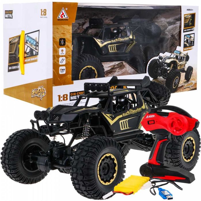 Mega Crawler 1:8 – Autko Zdalnie Sterowane Samochód Terenowy 4x4