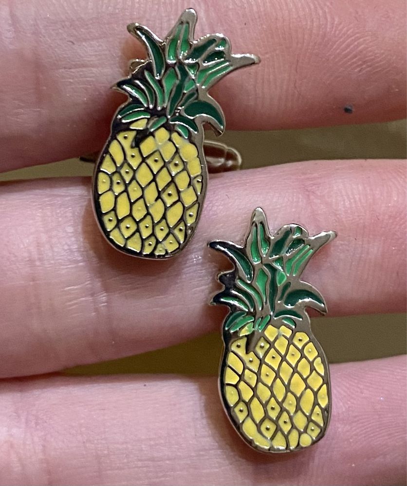 Spinki do mankietów ananasy / ananas