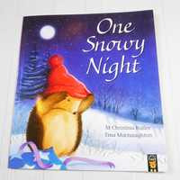 Детская книга на английском One Snowy Night