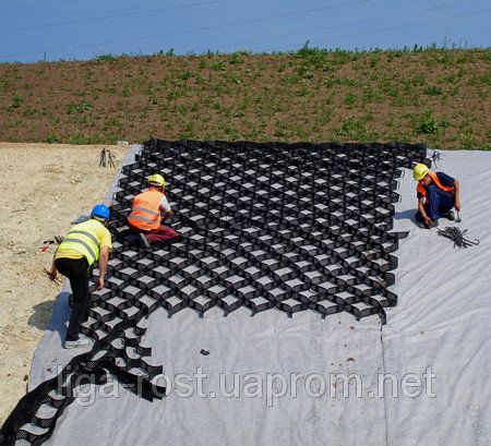 Геотекстиль иглопробивной, термоскрепленный