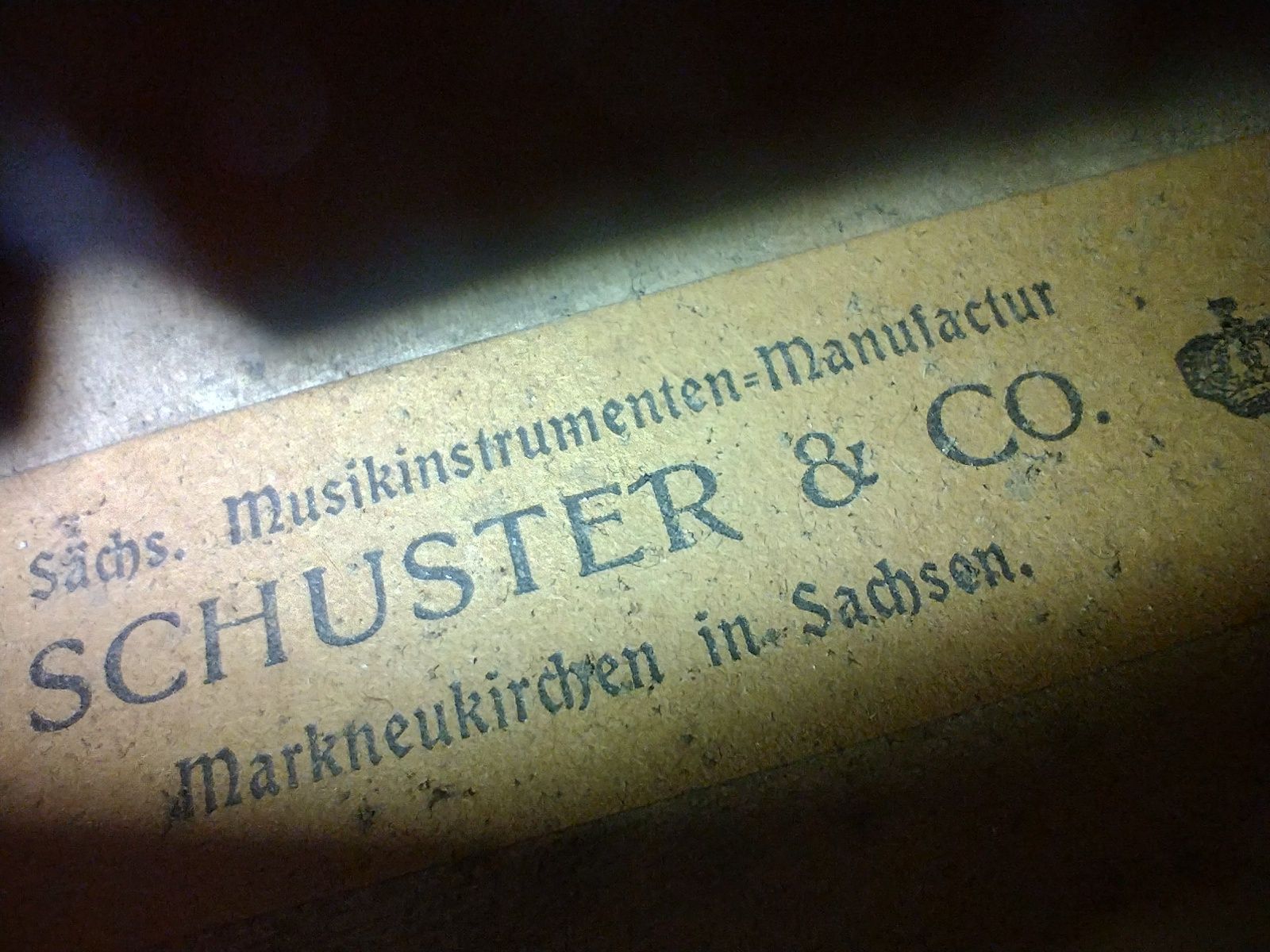 Skrzypce 3/4 marki SCHUSTER & CO oryginalne