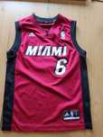 Koszulka Miami - LeBron James. Oryginalna. 8 - 12 lat