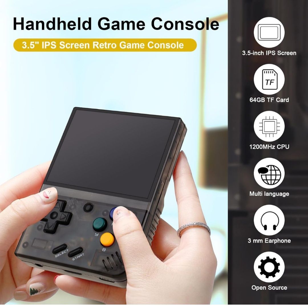 Consola de Jogos Retro Miyoo Mini Plus - Nova