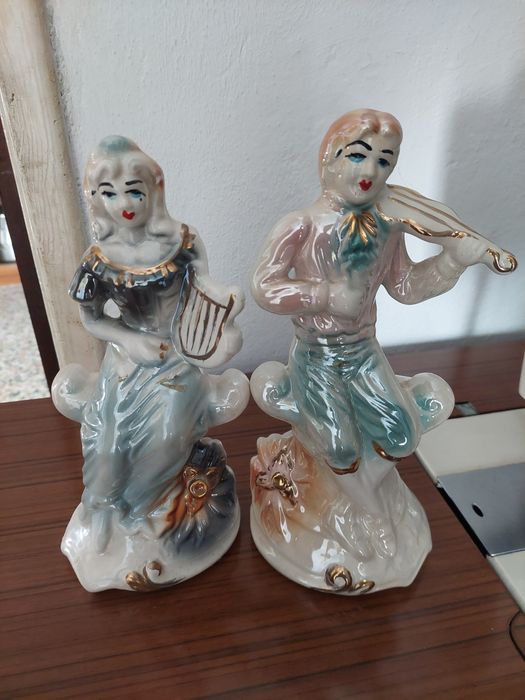 Bonecos decorativos porcelana