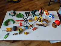 Elementy Playmobil- sklep, plaża, lotnisko