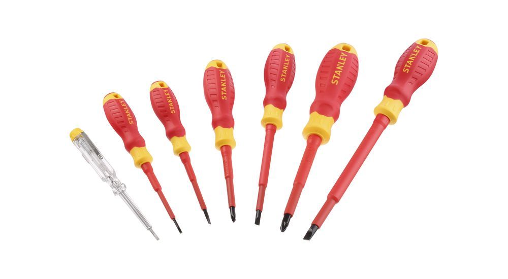 Zestaw Wkrętaków Vde 7Szt 2Pz+4Sl+Tester Stanley