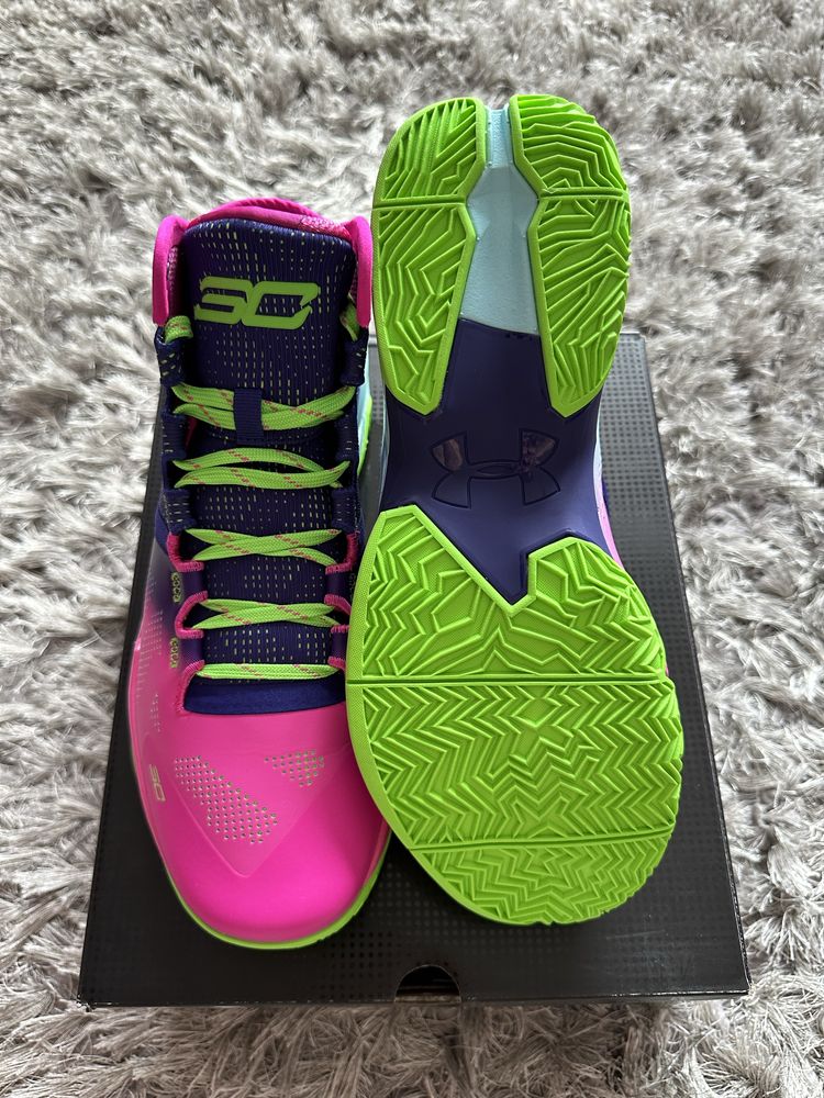 (43) Under Armour Curry 2 Retro Northern Lights