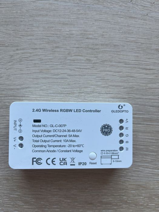 Gledopto RGBW LED Controller Pro Zigbee 3.0