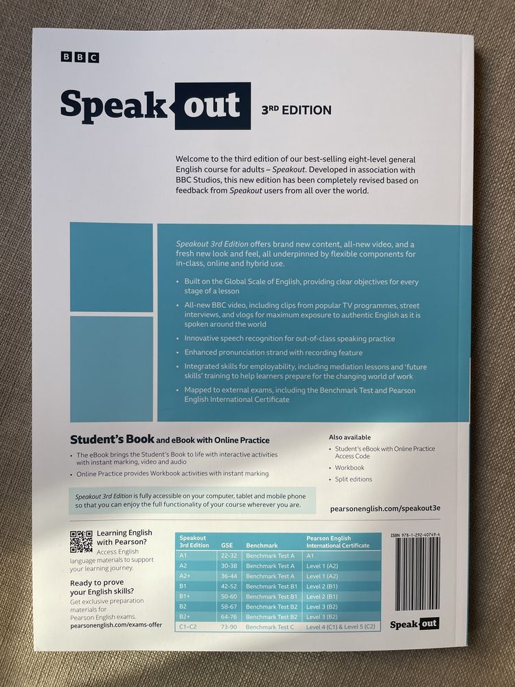 Speakout 3rd Edition C1-C2 Student's Book with eBook & Online Practice