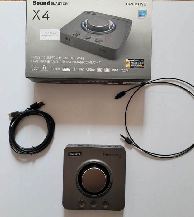 Karta dźwiękowa zewnętrzna Creative Sound Blaster X4