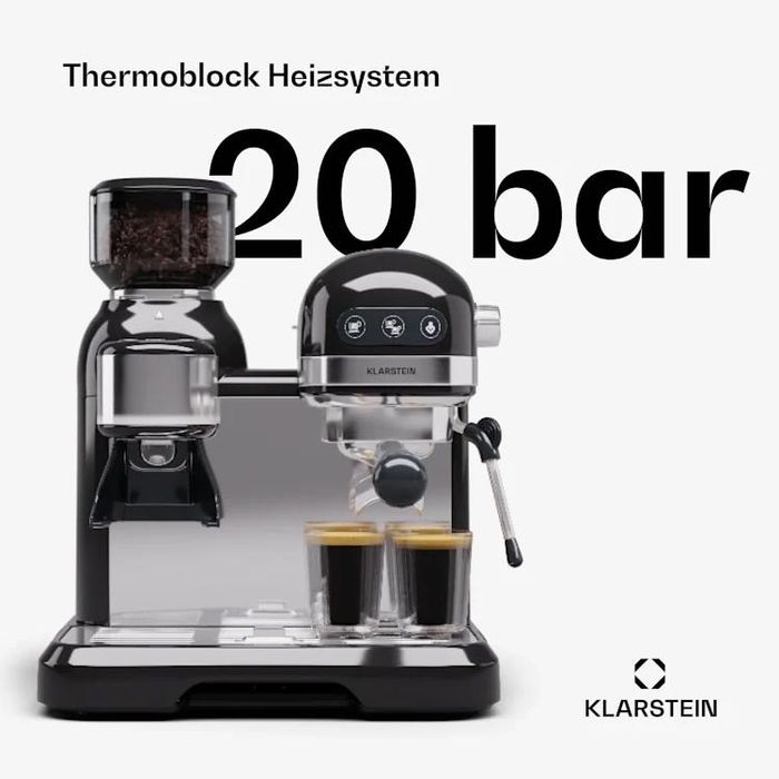 Эспрессо-машина  Bella Café с кофемолкой 1550 Вт, 20 бар, 1,4 л.