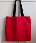 Duża torba bawełniana worek shopperka Handmade