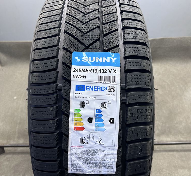 Нові 2024р шини 245 45 R19 Sunny NW211 зима зимові комплект