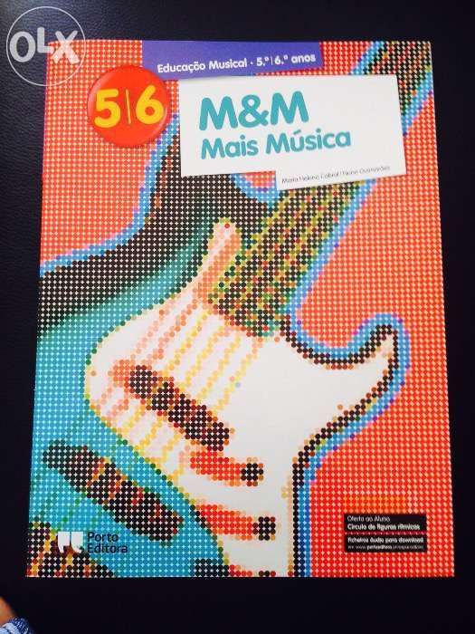 Livro de música para o 5º/6º ano - M&M - Mais música