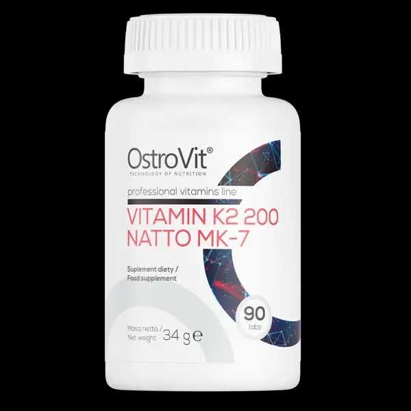 Увага! Вітаміни OstroVit Vitamin K2 200 NATTO MK-7 зі знижкою 42% !!!