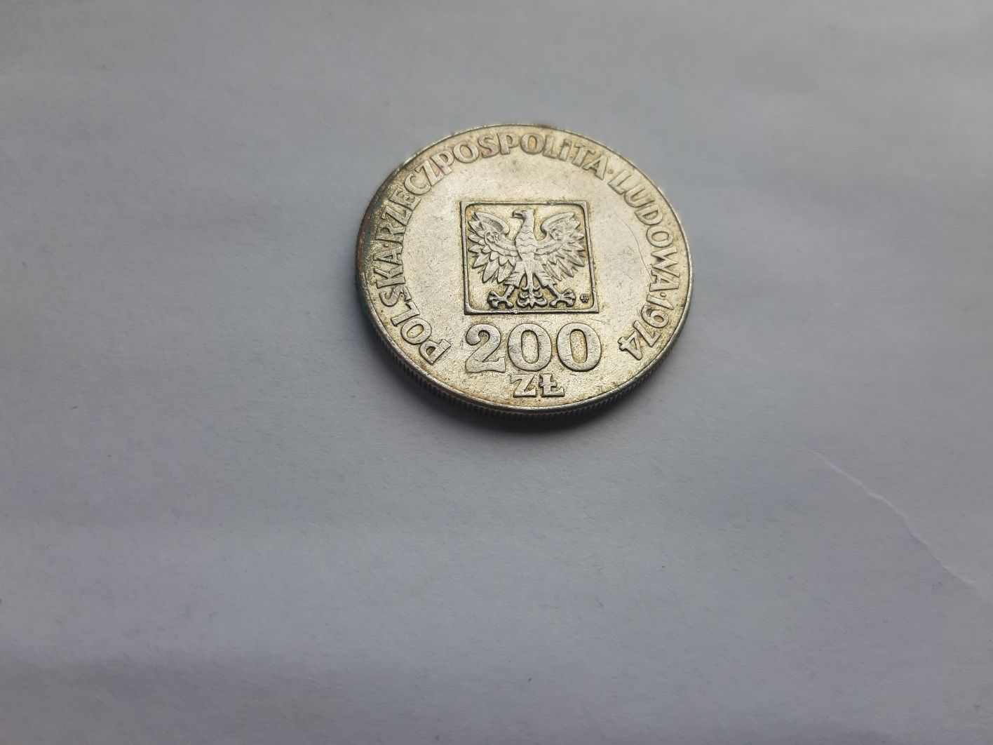 Moneta 30lat PRL 200zl Rzeczypospolita ludowa 1974 kolekcjonerska
