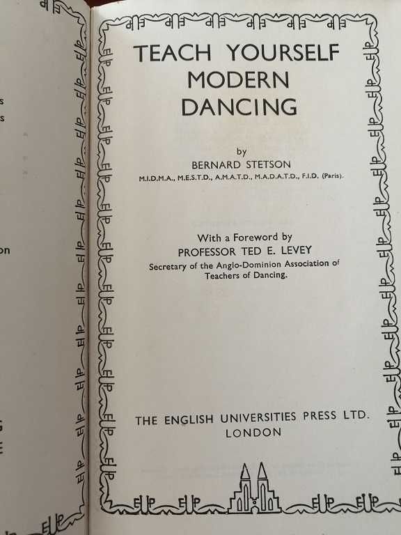 Teach Yourself Modern Dancing – Bernard Stetson – 1949