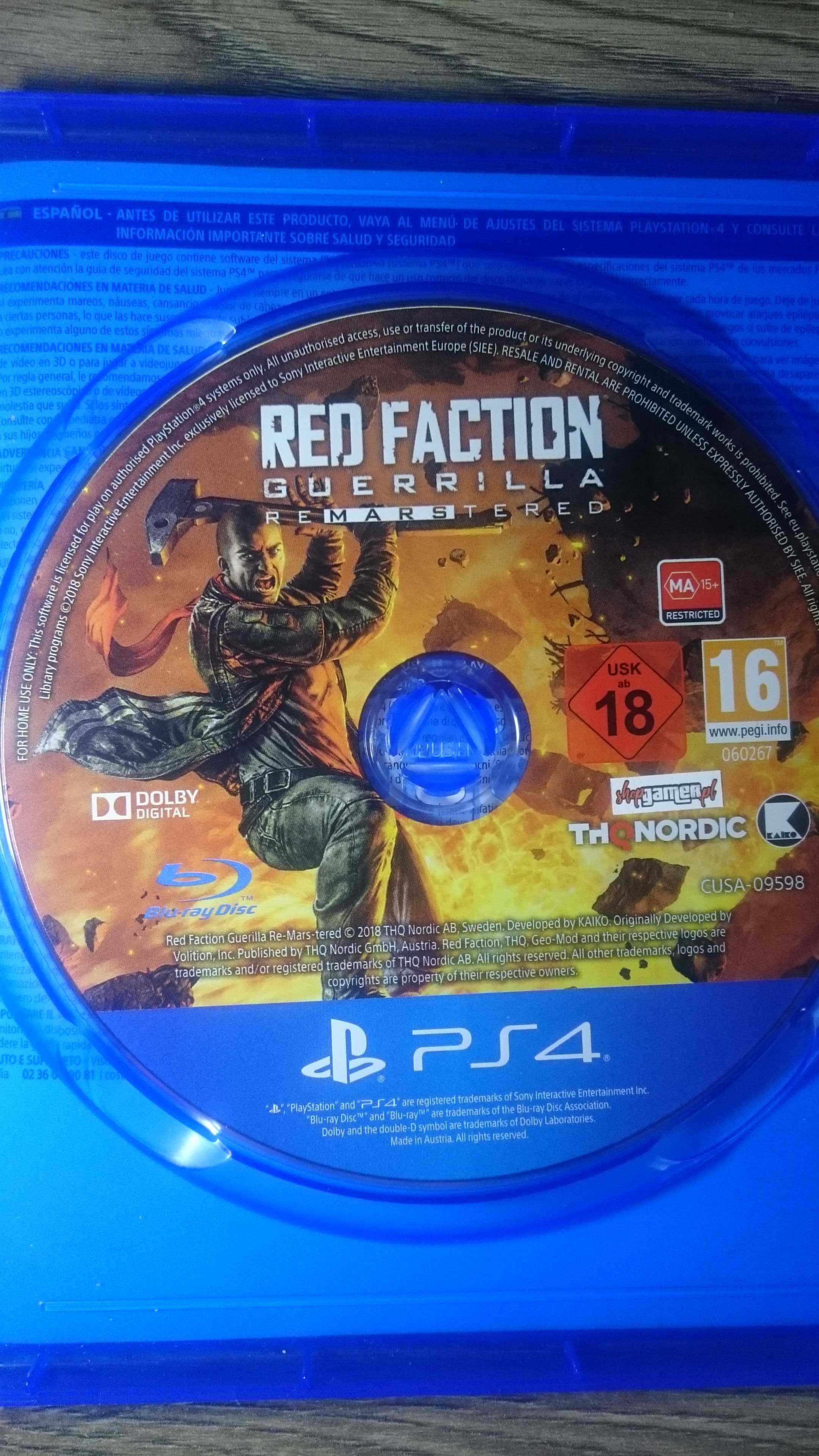 Red faction guerrilla POLSKA ps4 playstation 4 doom gears of war gta