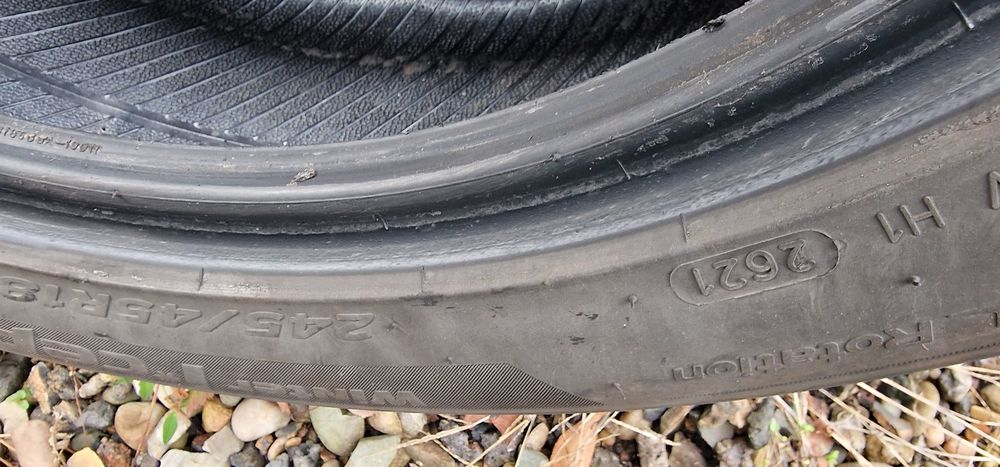 4szt zimowe do BMW xdrive 245/45R18 + 275/40R18 Hankook 21r bdb stan