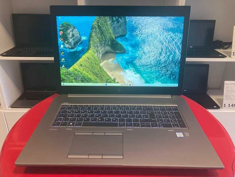Laptop 17" HP ZBook G5 i7-8g 32GB 512SSD nVidia P3200 W11 FV23 RATY 0%