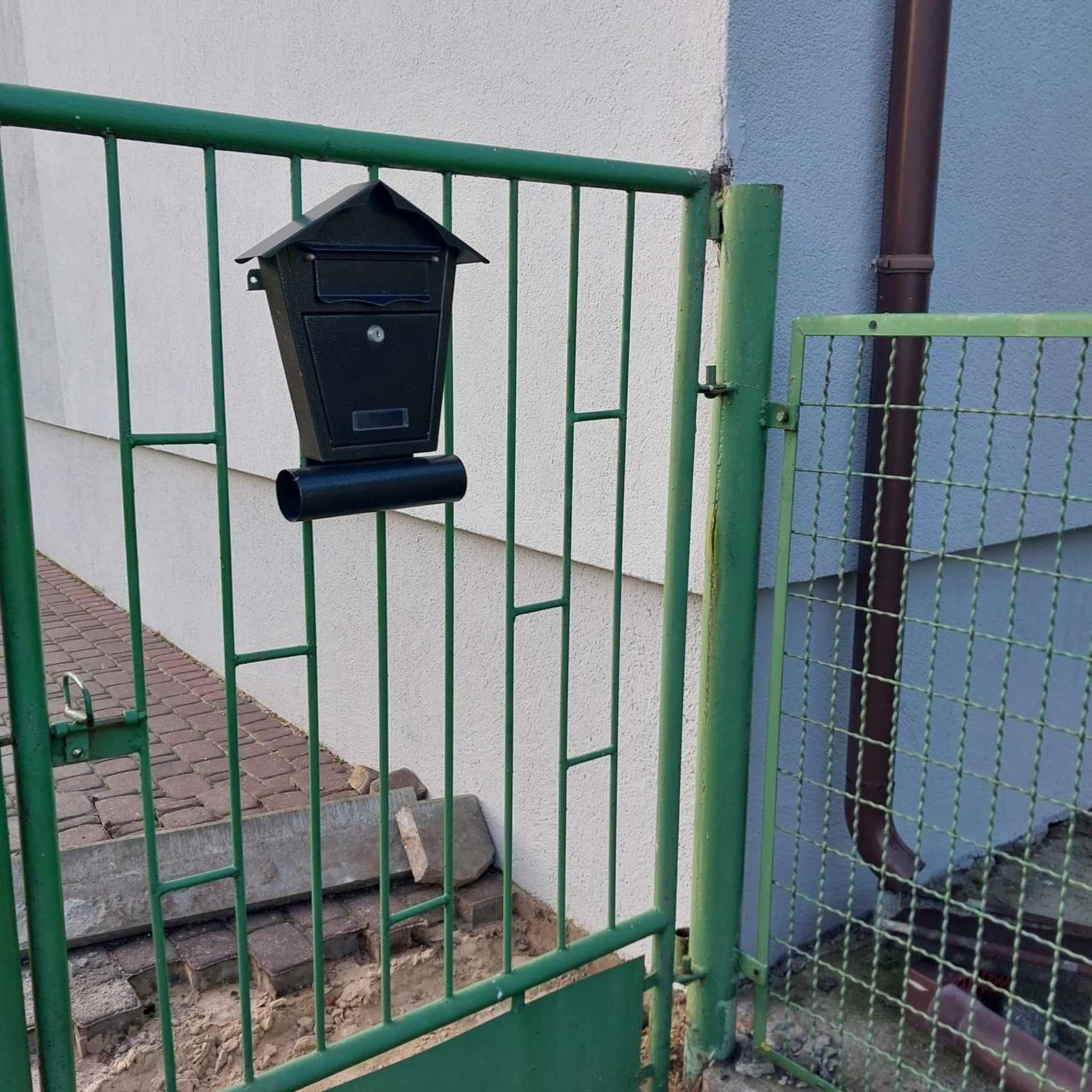 Brama wjazdowa 4m + furtka 1m ze słupkami