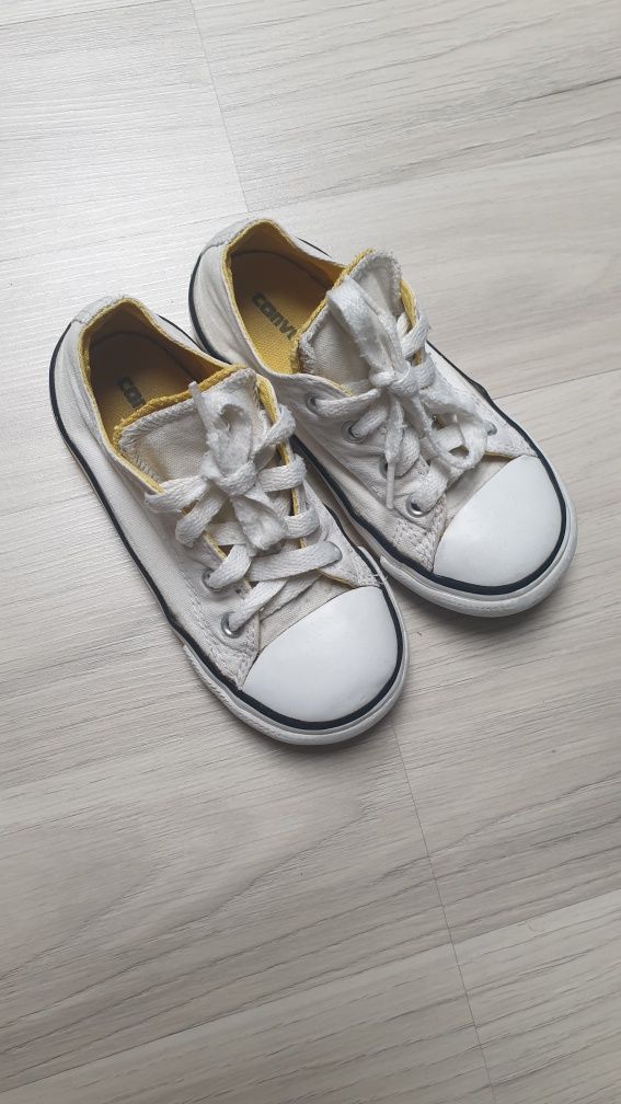 Trambki Converse białe 25