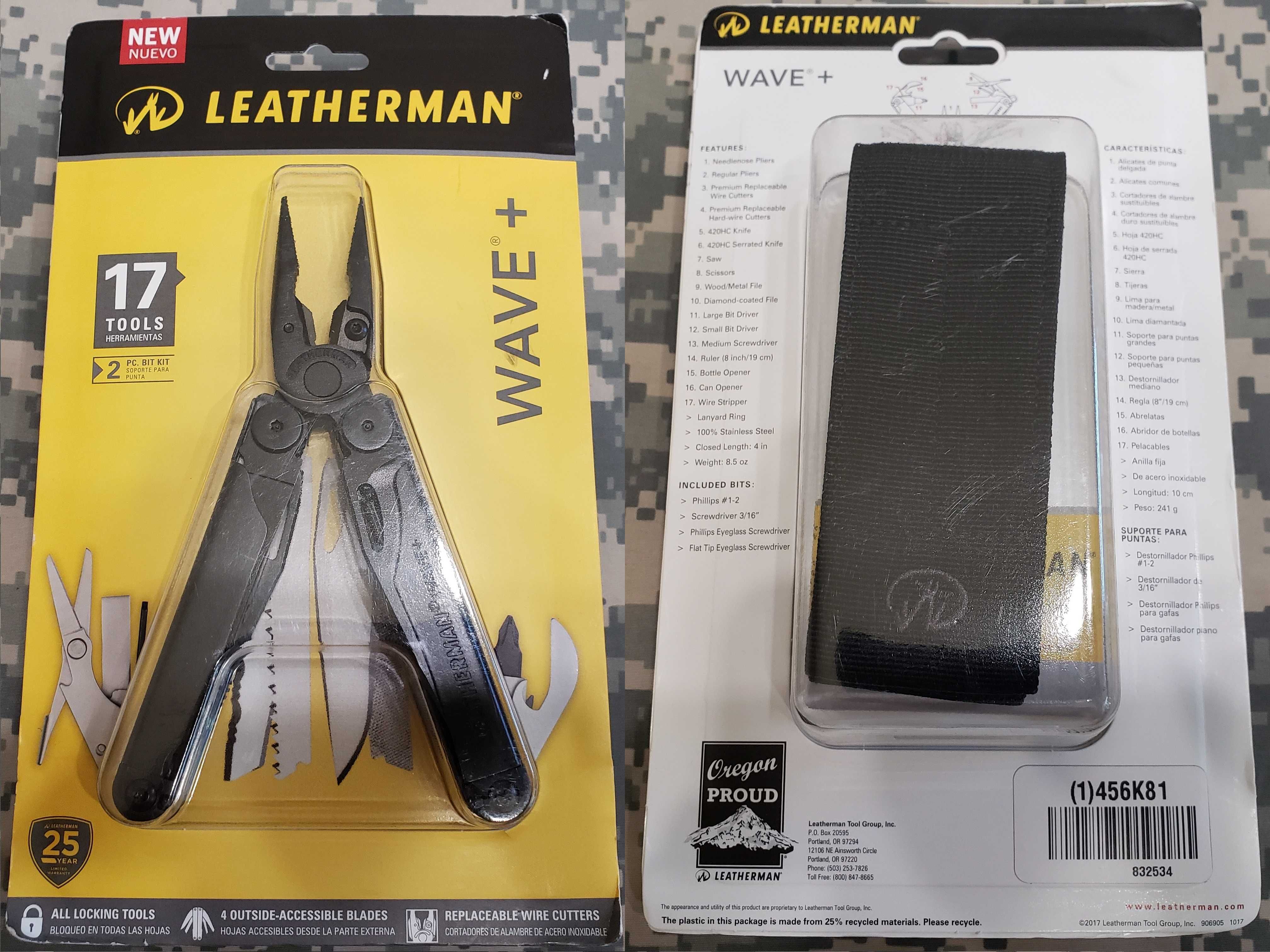US Leatherman WAVE+ PLUS BLACK Gerber Нож Charge Rebar Surge Мультитул