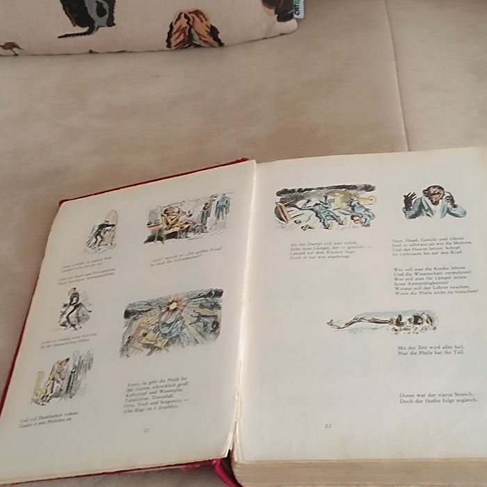 Книга на немецком языке Вильям Буш Альбом