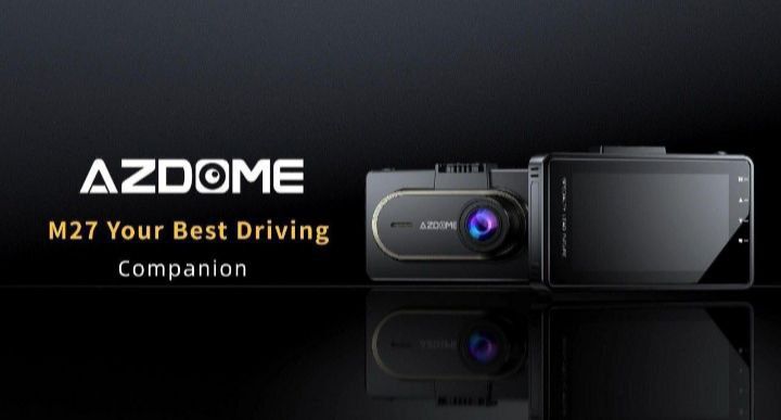 Видеорегистратор AZDOME M27, 2K, Wi-fi