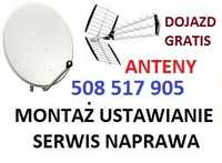 Anteny montaż anten ustawianie serwis Będzin Sosnowiec Czeladź okolice