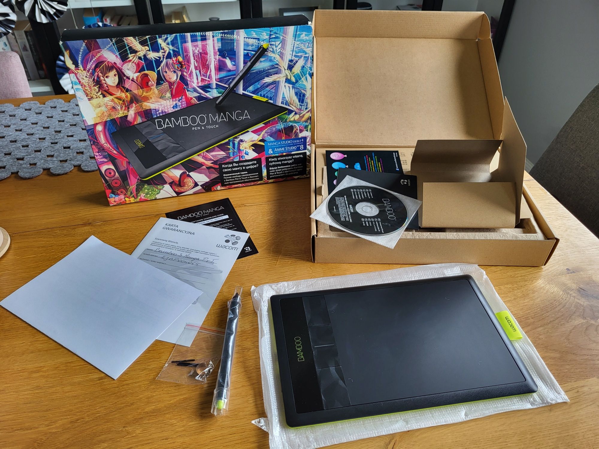 Tablet graficzny wacom bamboo manga
